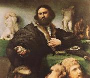 Lorenzo Lotto Portrait of Andrea Odoni Spain oil painting artist